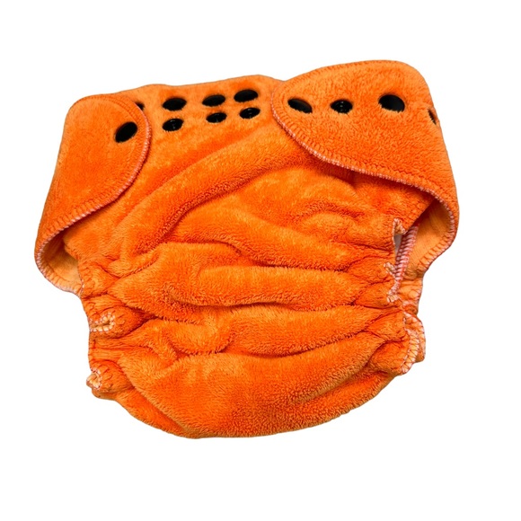 Twinkie Tush Cloth Diaper Bundle Fabric Diaper Baby Adjustable Halloween Pumpkin - Picture 5 of 11